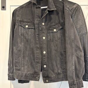 Top shop oversized Black Denim Jacket